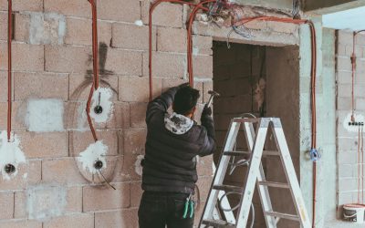 pexels-photo-29871587-29871587 Electrician installing wiring during building renovation in Türkiye.